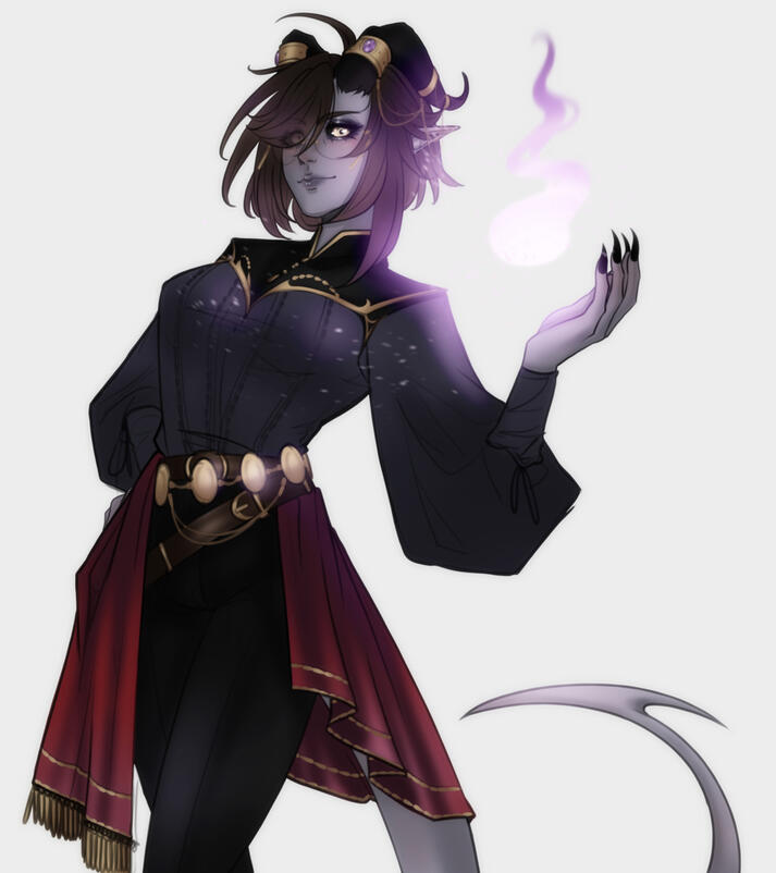 [ OC ] Justy Tiefling ver