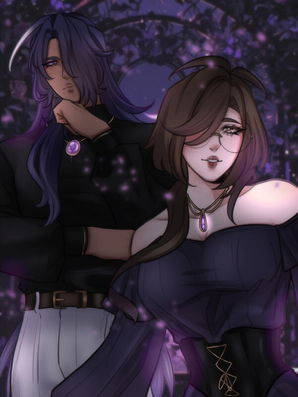 [ OC ] Justy and Fayn 2024 Christmas piece